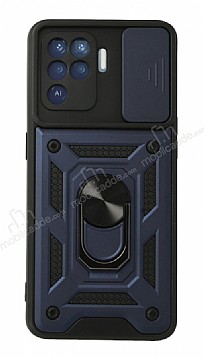 Eiroo Magnet Lens Samsung Galaxy A12 / M12 Ultra Koruma Lacivert Klf