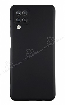 Samsung Galaxy M12 Siyah Mat Silikon Klf