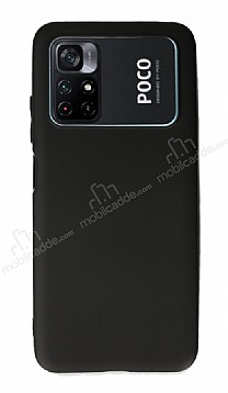 Xiaomi Poco M4 Pro Siyah Mat Silikon Kılıf