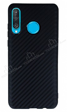 Huawei P30 Lite Karbon Siyah Silikon Klf