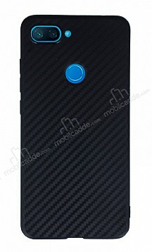 Xiaomi Mi 8 Lite Karbon Siyah Silikon Klf