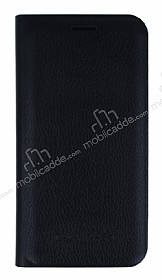 Samsung Galaxy A3 2017 Czdanl Yan Kapakl Siyah Deri Klf
