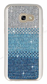Samsung Galaxy A3 2017 Tal Geili Mavi Silikon Klf