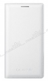 Samsung Galaxy A3 Orjinal nce Yan Kapakl Beyaz Klf