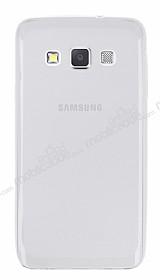 Samsung Galaxy A3 effaf Beyaz Silikon Klf