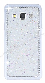 Samsung Galaxy A3 Tal Beyaz Rubber Klf