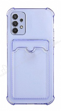 Samsung Galaxy A33 Kartlkl Kamera Korumal effaf Mor Rubber Klf