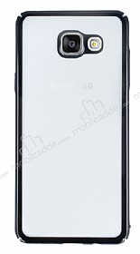 Samsung Galaxy A5 2016 Siyah Kenarl effaf Rubber Klf