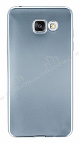 Samsung Galaxy A5 2016 Metalik Silver Silikon Klf