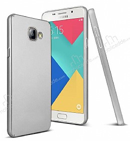 Samsung Galaxy A5 2016 Tam Kenar Koruma Silver Rubber Klf