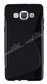Samsung Galaxy A5 Desenli Siyah Silikon Klf
