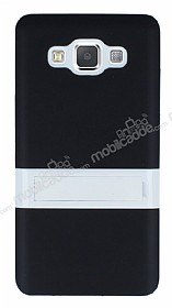 Samsung Galaxy A5 Standl Siyah Silikon Klf