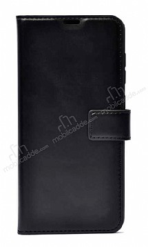 Samsung Galaxy A50 Kapakl Czdanl Siyah Deri Klf
