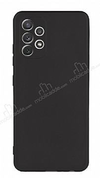 Samsung Galaxy A52 / A52 5G Siyah Kamera Korumal Mat Silikon Klf