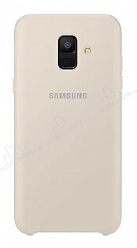 Samsung Galaxy A6 2018 Orjinal ift Katmanl Gold Arka Kapak