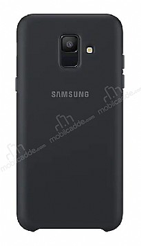 Samsung Galaxy A6 2018 Orjinal ift Katmanl Siyah Arka Kapak