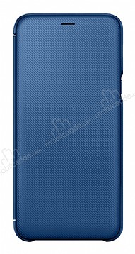 Samsung Galaxy A6 Plus 2018 Orjinal Kapakl Mavi Klf