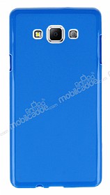 Samsung Galaxy A7 Mavi Silikon Klf