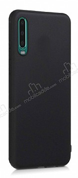 Samsung Galaxy A70 Mat Siyah Silikon Klf