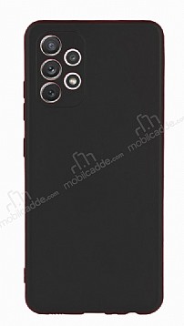 Samsung Galaxy A32 4G Kamera Korumal Mat Siyah Silikon Klf