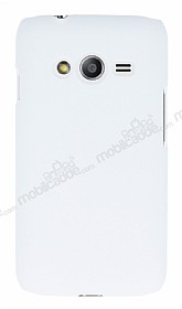 Samsung Galaxy Ace 4 Beyaz Rubber Klf
