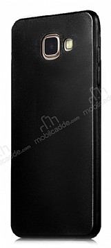 Samsung Galaxy C5 Pro Mat Siyah Silikon Klf