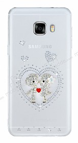 Samsung Galaxy C5 Tal Love effaf Silikon Klf