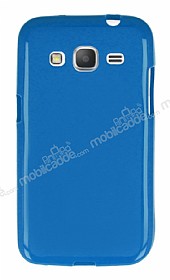 Samsung Galaxy Core Prime Mavi Silikon Klf