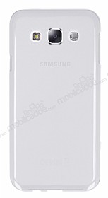 Samsung Galaxy E5 Klf effaf Beyaz Silikon