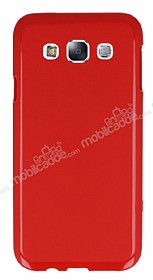 Samsung Galaxy E5 Krmz Silikon Klf