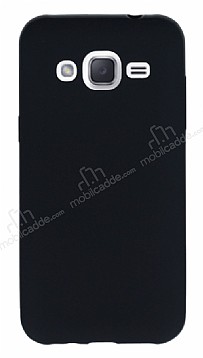 Samsung Galaxy J2 Mat Siyah Silikon Klf