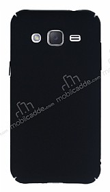 Samsung Galaxy J2 Tam Kenar Koruma Siyah Rubber Klf