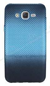 Samsung Galaxy J3 Mavi Noktal Ultra nce Silikon Klf