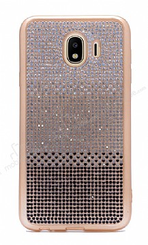 Samsung Galaxy J4 Tal Geili Siyah Silikon Klf