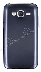 Samsung Galaxy J5 Metalik Siyah Silikon Klf