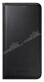Samsung Galaxy J5 Orjinal Flip Wallet Siyah Klf
