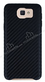 Samsung Galaxy J5 Prime Karbon Grnml Siyah Rubber Klf