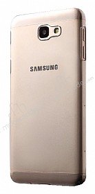 Samsung Galaxy J5 Prime Tam Kenar Koruma effaf Rubber Klf
