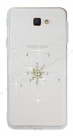 Samsung Galaxy J5 Prime Sar Tal Yldz effaf Silikon Klf