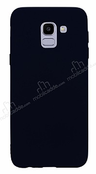 Samsung Galaxy J6 Mat Siyah Silikon Klf