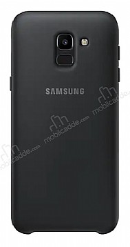 Samsung Galaxy J6 Orjinal ift Katmanl Siyah Arka Kapak