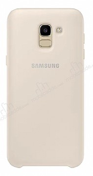 Samsung Galaxy J6 Orjinal ift Katmanl Gold Arka Kapak