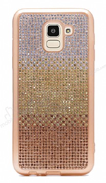 Samsung Galaxy J6 Tal Geili Gold Silikon Klf
