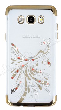 Samsung Galaxy J7 2016 Gold Peacock Tal effaf Silikon Klf