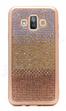 Samsung Galaxy J7 Duo Tal Geili Gold Silikon Klf