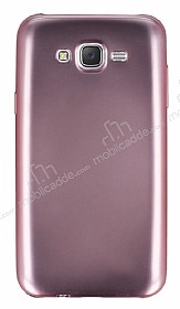 Samsung Galaxy J7 / Galaxy J7 Core Metalik Pembe Silikon Klf