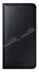 Samsung Galaxy J7 Orjinal Flip Wallet Siyah Klf