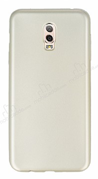 Samsung Galaxy C8 Mat Gold Silikon Klf