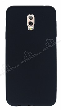 Samsung Galaxy C8 Mat Siyah Silikon Klf