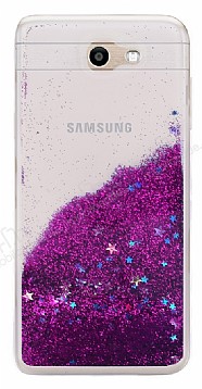 Samsung Galaxy J7 Prime / J7 Prime 2 Simli Sulu Mor Rubber Klf